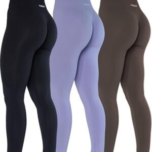 AUROLA Dream Collection Workout Leggings for Women High Waist Seamless Scrunch Athletic Running Gym Fitness Active Pants