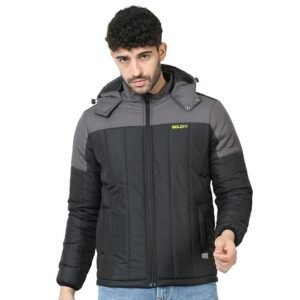 Boldfit Jacket For Men Winter Wear Puffer Standard Length Jacket For Men Monsoon Winter Wear For Men Hooded Winter Jackets For Men Padded Bomber Jacket For Men Full Sleeve Men's