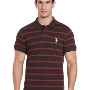 U.S.POLO ASSN. Men's Striped Regular Fit Polo Shirt