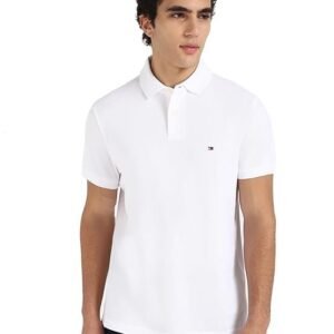 Tommy Hilfiger Men's Solid Regular Fit T-Shirt