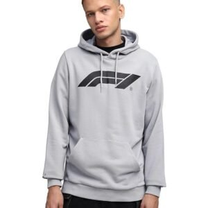Puma , Men, F1 ESS Logo Hoodie, Gray Echo, L