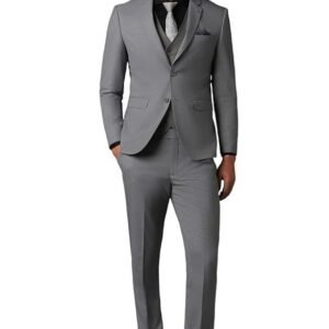 Louis Philippe Men's Polyester Blend Three Piece Suit-Dress Set