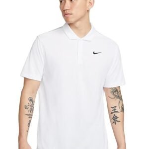 Nike Men Cotton Solid Regular Fit Polo T-Shirt