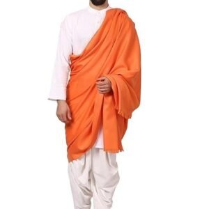 Pashtush Men's Wool Kesari Baba Lohi Shawl