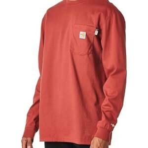 Carhartt Men's Flame Resistant Force Loose Fit Midweight Long-Sleeve Pocket T-Shirt