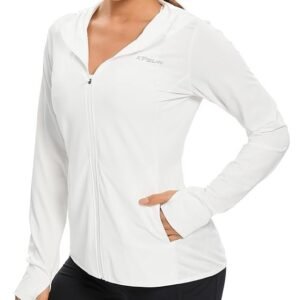 KPSUN Women's UPF 50+ UV Sun Protection Clothing Zip Up Hoodie SPF Long Sleeve Sun Shirt Fishing Hiking Outdoor Jacket