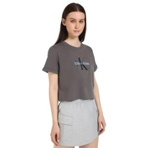 Calvin Klein Jeans Women's Solid Regular Fit T-Shirt